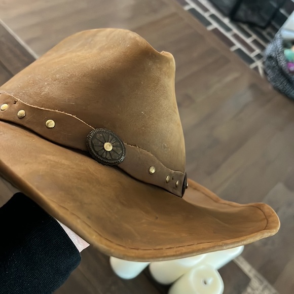 STETSON RODEO DR Roxbury Shapable Distressed Leather Hat-Unisex - Picture 10 of 17